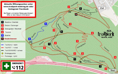 Neue Übersichtskarte Trailpark Merhing jetzt online!